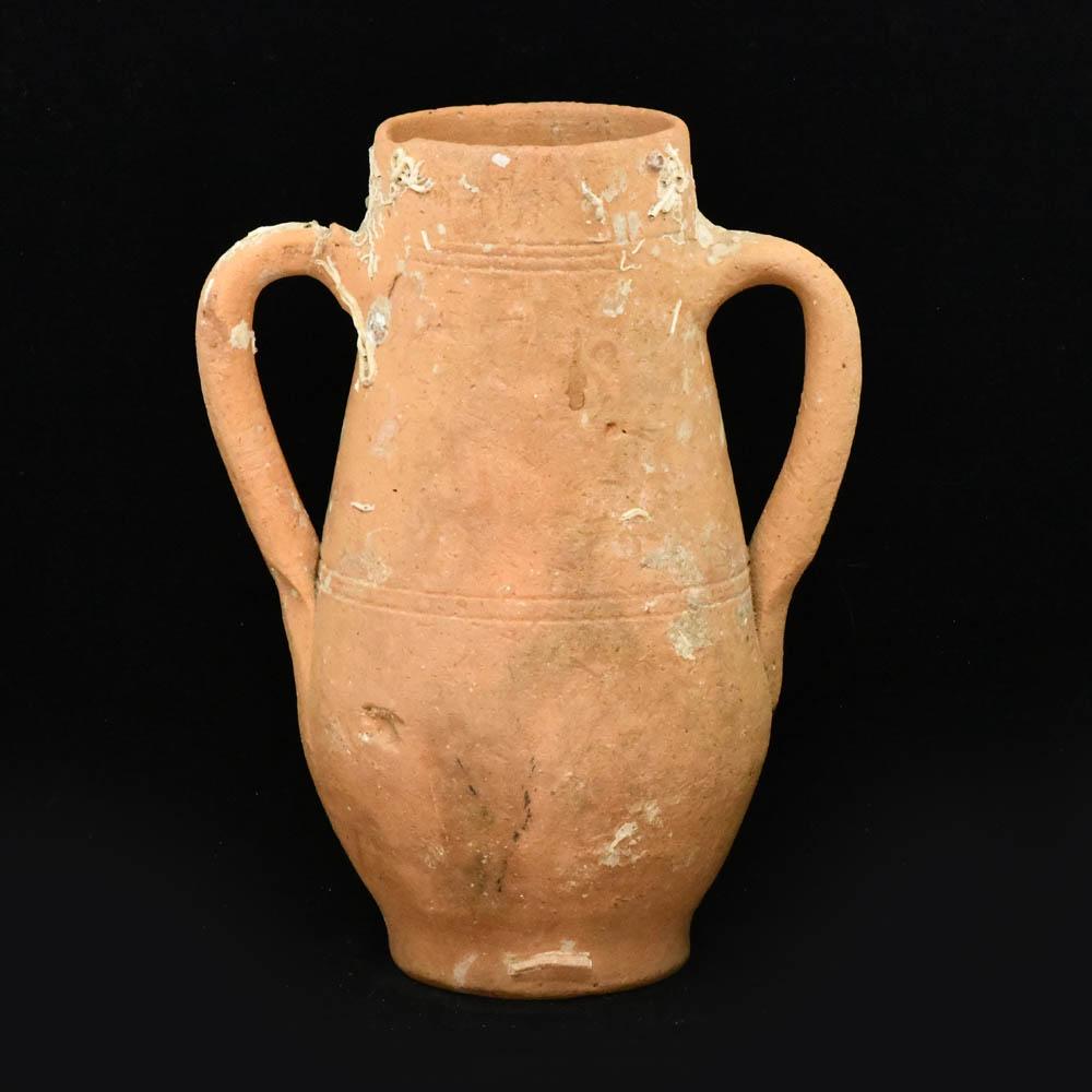 A shipwrecked Roman Terracotta Amphora, ca. 2nd century CE