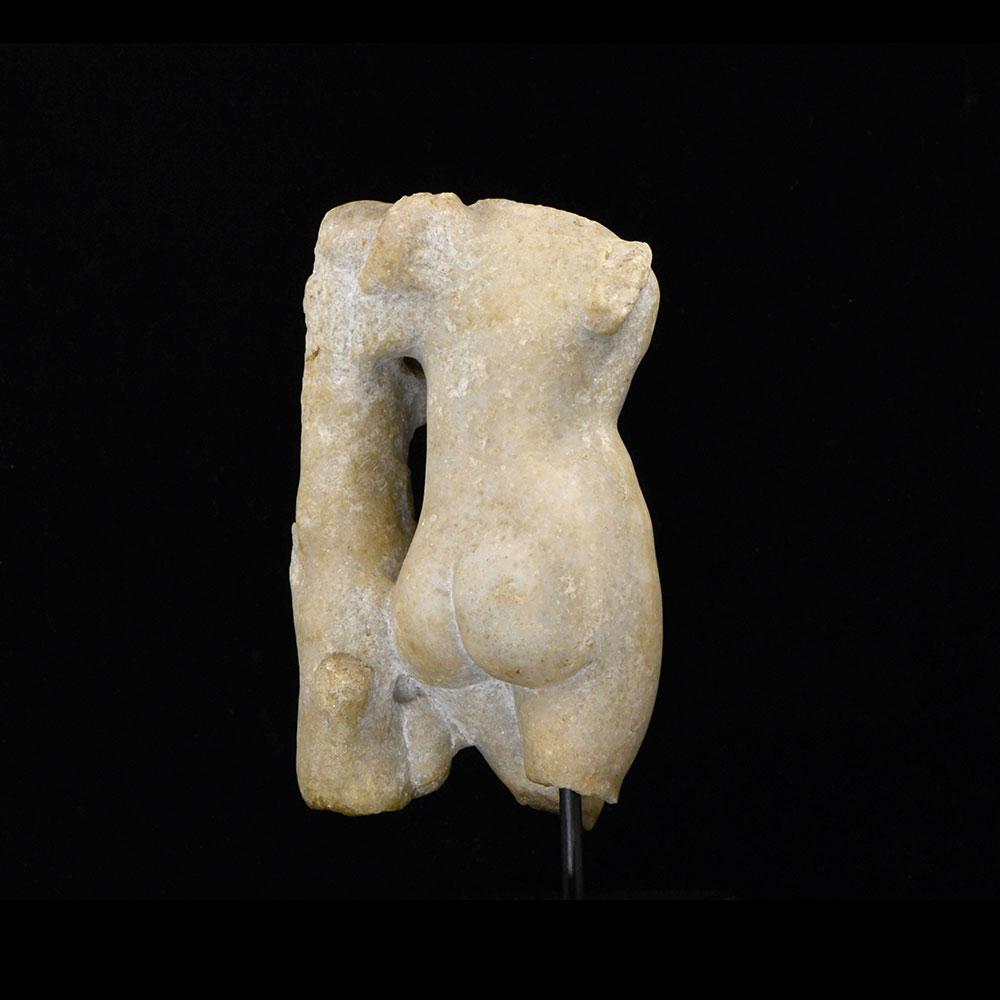 A Roman Marble Torso of Eros, ca. 1st century BCE - 1st century CE