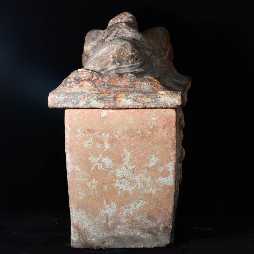 An Etruscan Terracotta Cremation Urn, Hellenistic Period, ca. 2nd century BCE