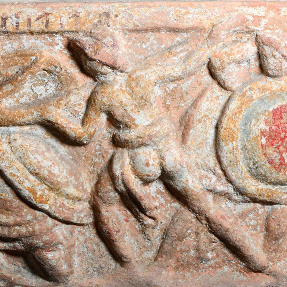 An Etruscan Terracotta Cremation Urn, Hellenistic Period, ca. 2nd century BCE