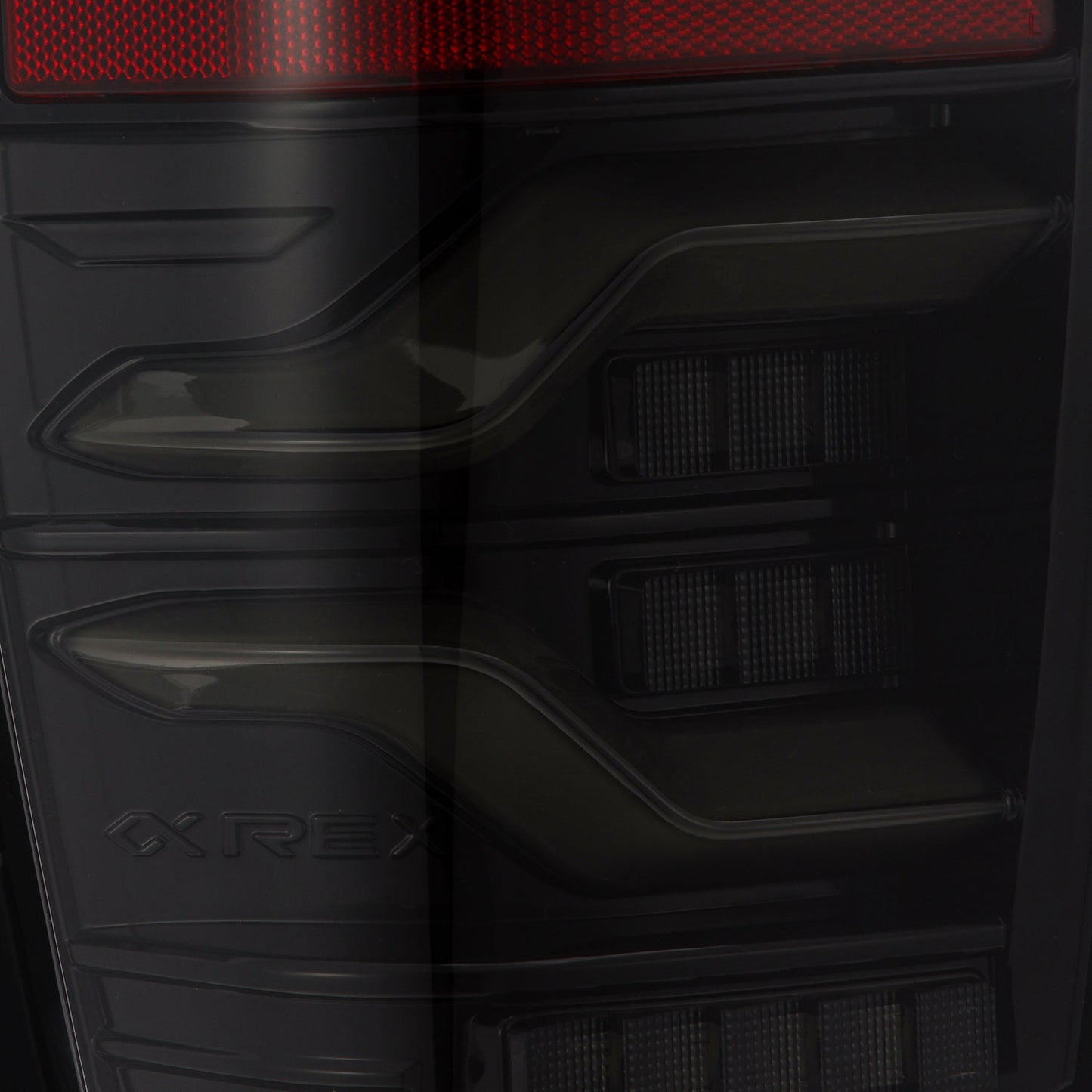 AlphaRex 16-21 Toyota Tacoma LUXX LED Taillights Alpha Blk w/Activ Light/Seq Signal (arx680080)