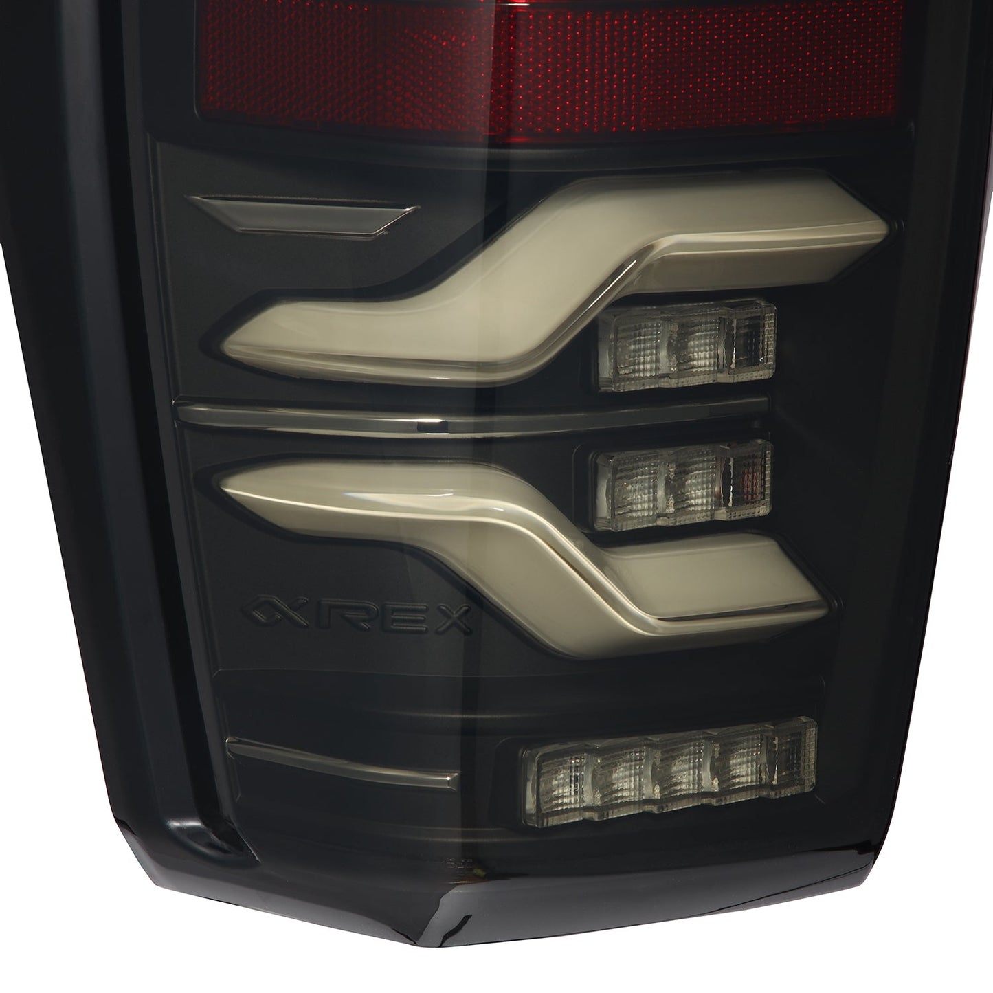 AlphaRex 16-21 Toyota Tacoma LUXX LED Taillights Blk w/Activ Light/Seq Signal (arx680090)