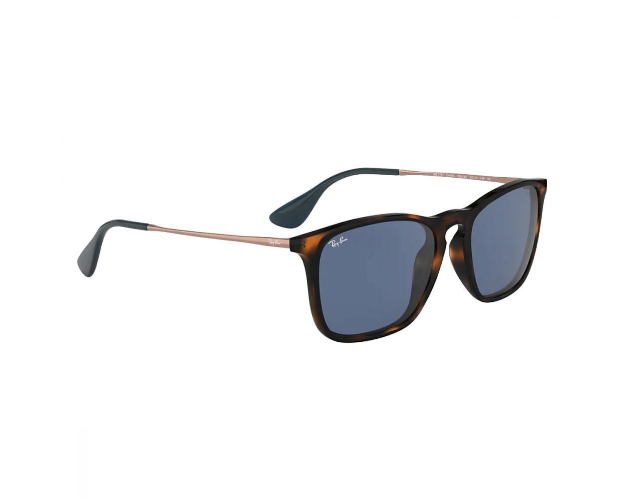 Ray-Ban Chris Gloss Tortoise Square Unisex Sunglasses