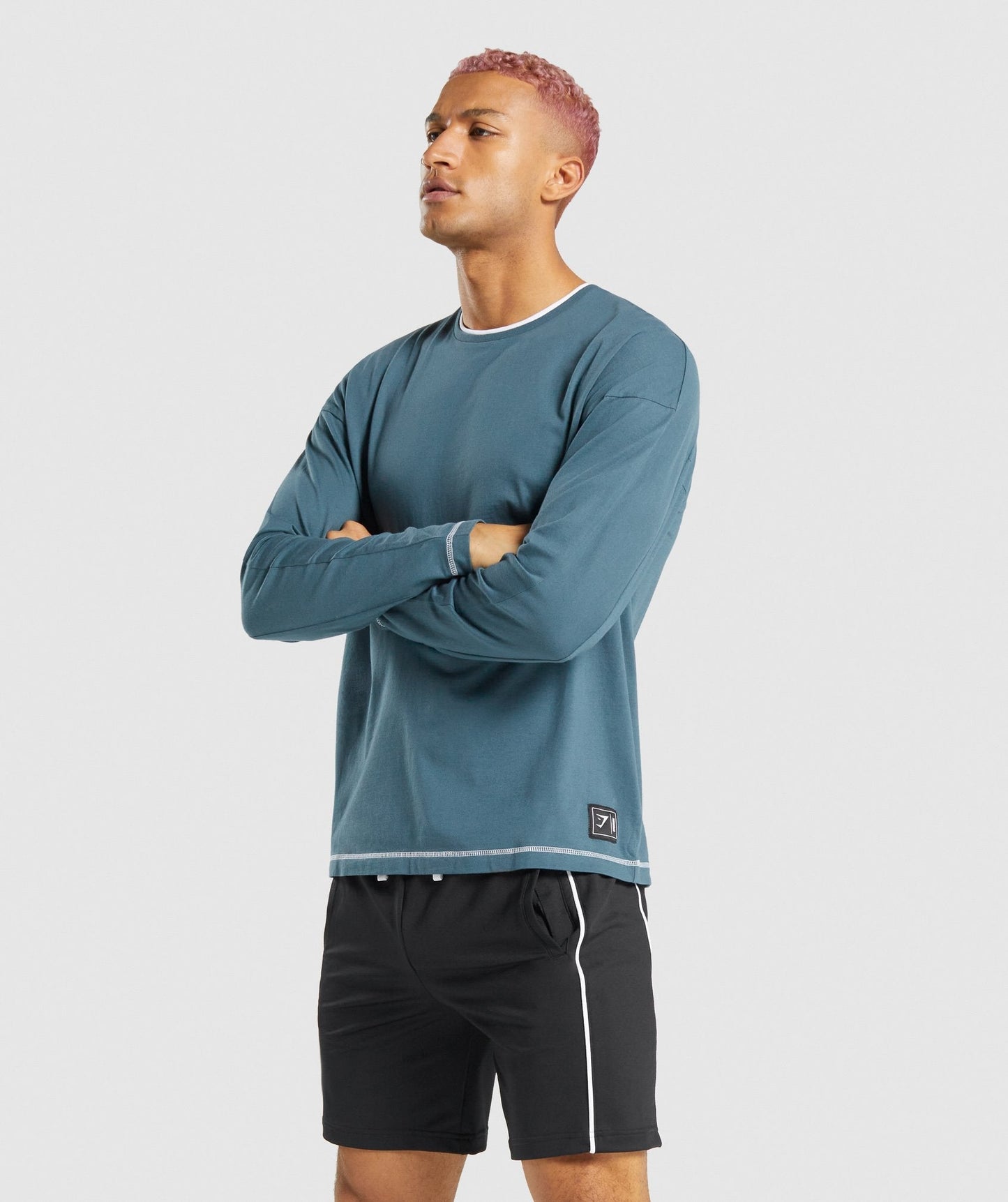 Gymshark Recess Long Sleeve T-Shirt - Teal