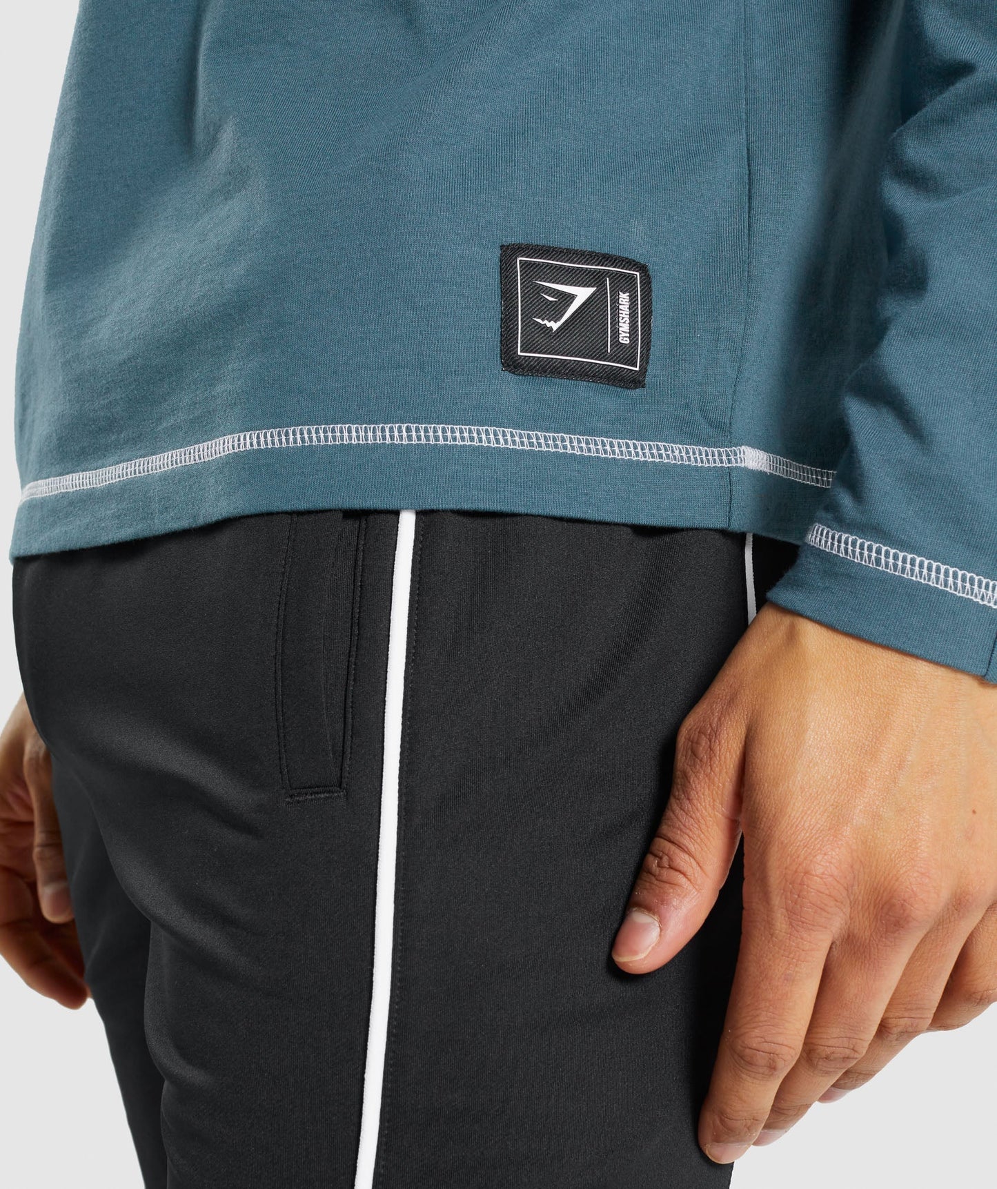 Gymshark Recess Long Sleeve T-Shirt - Teal