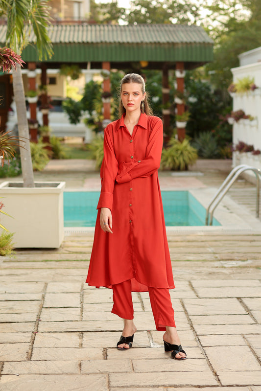 Rust longue Co-Ord Set