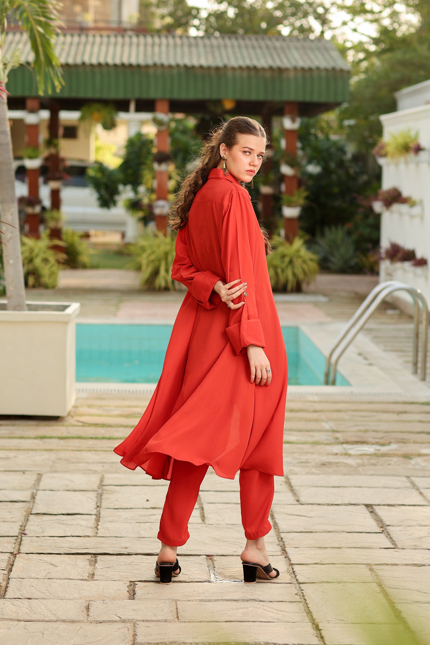 Rust longue Co-Ord Set