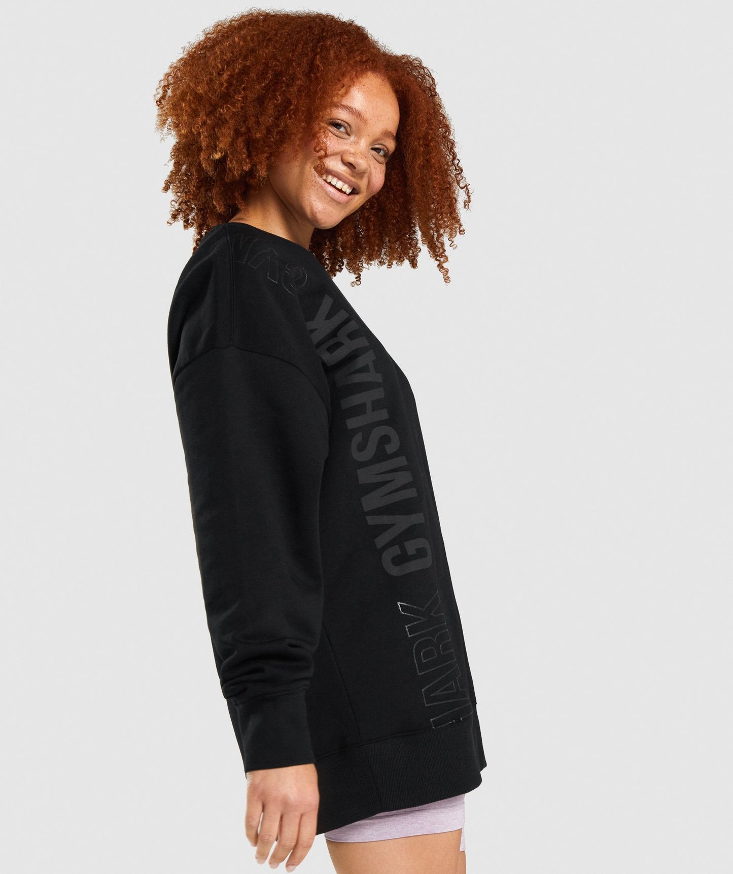 Gymshark Reset Unisex Crew Sweatshirt - Black