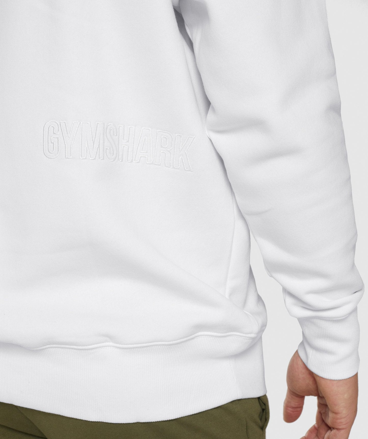 Gymshark Reset Unisex Crew Sweatshirt - White