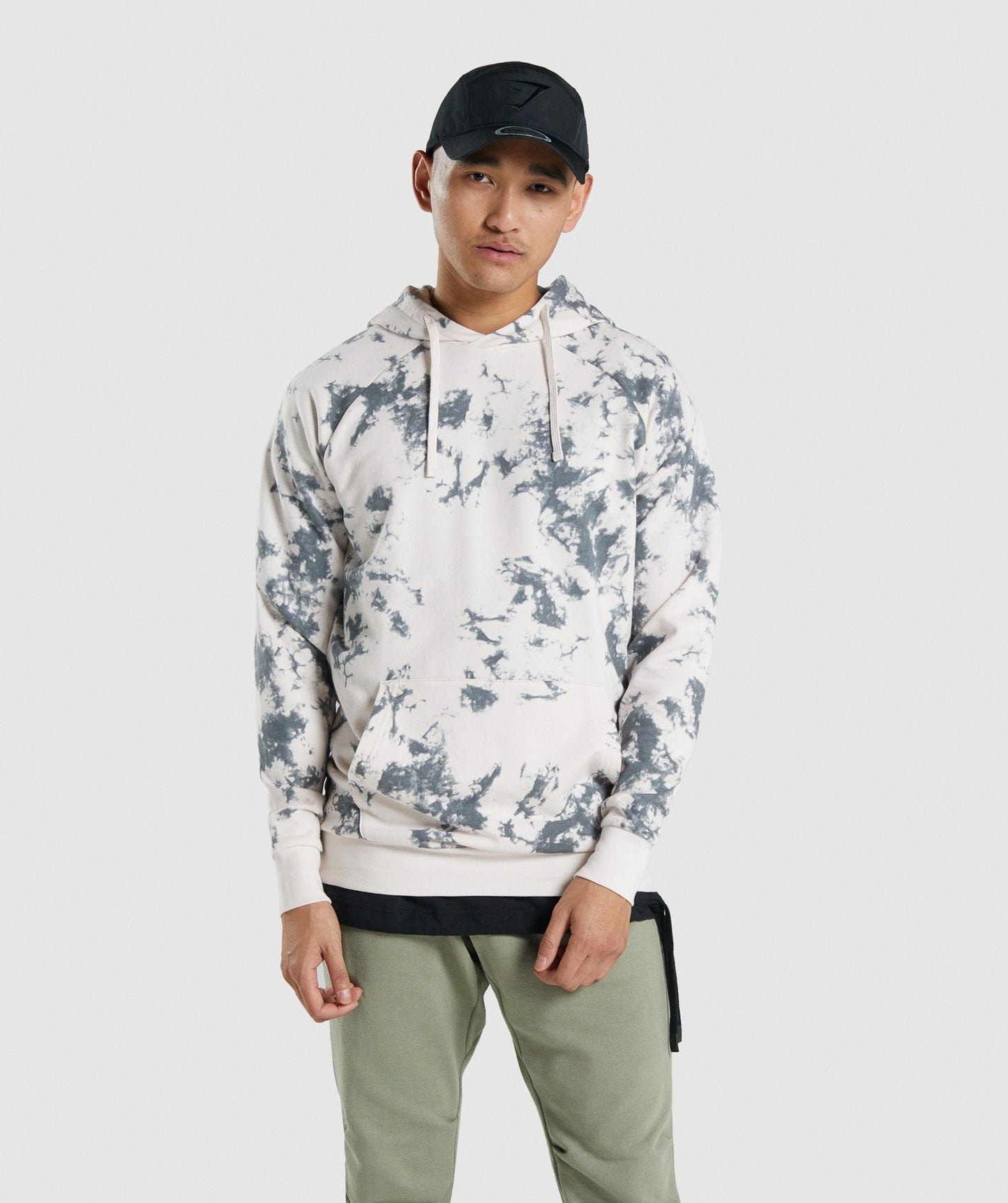 Gymshark Restore Hoodie - Grey Print