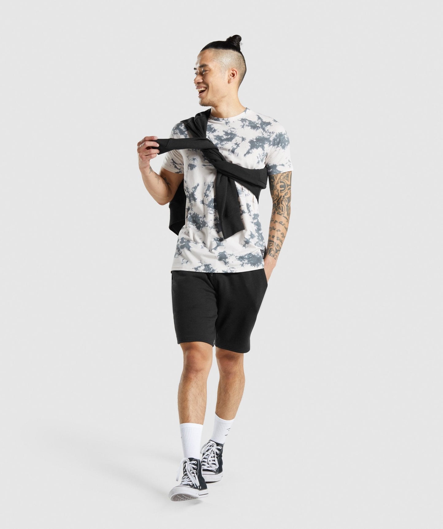 Gymshark Restore T-Shirt - Grey Print