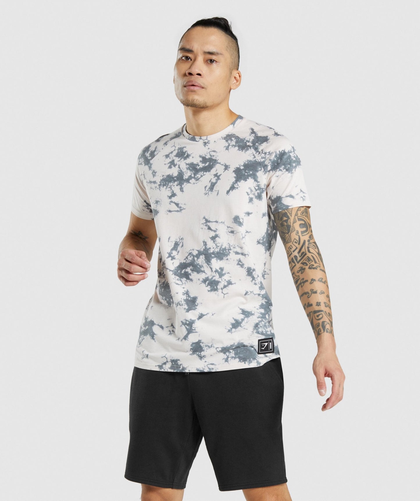 Gymshark Restore T-Shirt - Grey Print