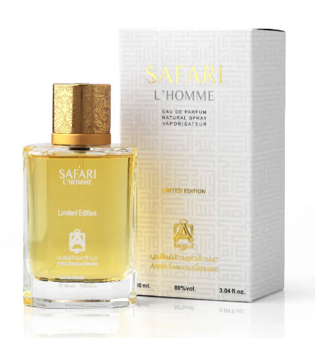 Safari Homme Spray Perfume For Men 90ml - Limit Edition - By Abdul Samad Al Qurashi Perfumes