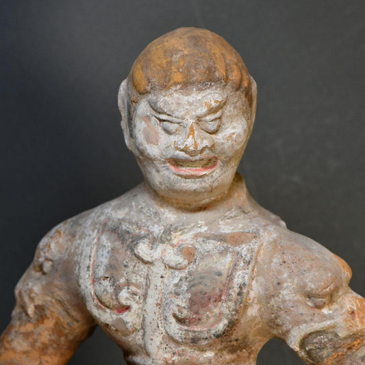 A Chinese Lokapala Temple Spirit Guardian, Tang Dynasty, ca. 618 - 906 CE