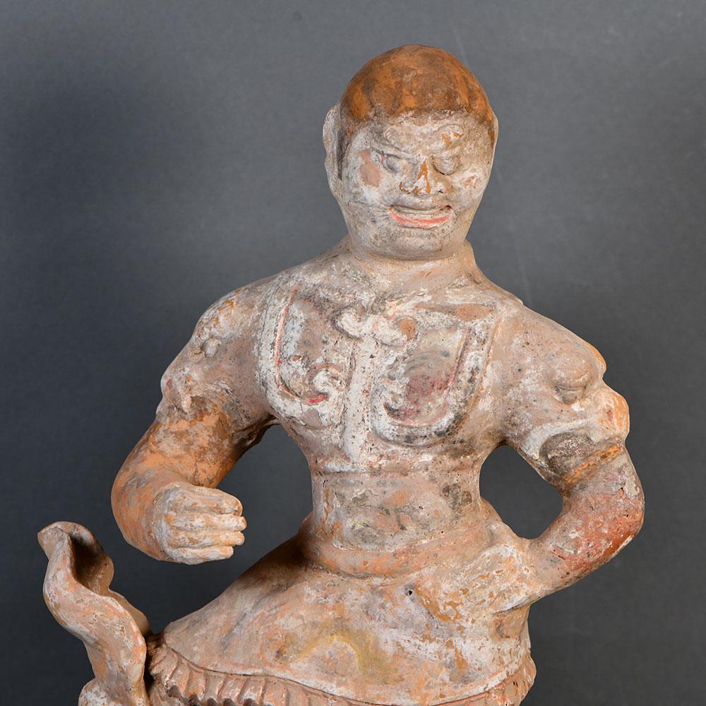 A Chinese Lokapala Temple Spirit Guardian, Tang Dynasty, ca. 618 - 906 CE