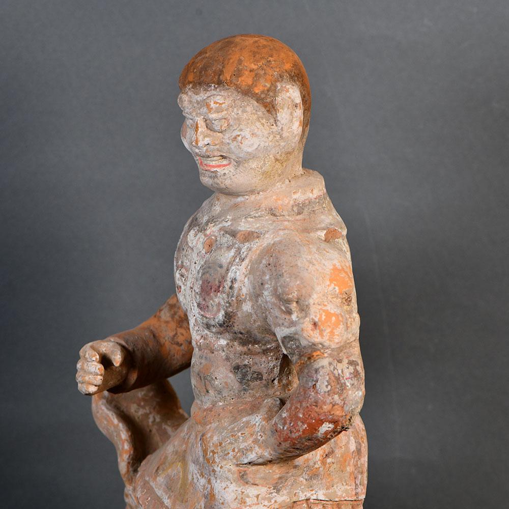 A Chinese Lokapala Temple Spirit Guardian, Tang Dynasty, ca. 618 - 906 CE