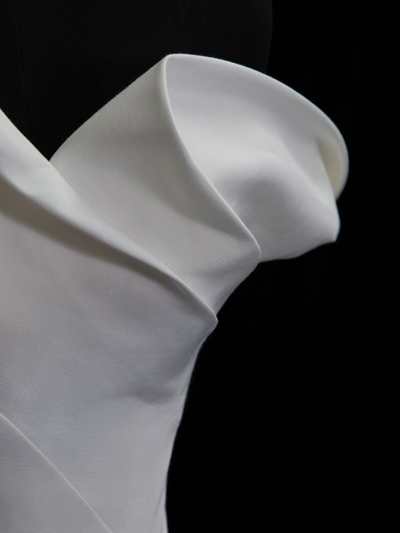 Sheath Simple One Shoulder Silk Bridal Dress