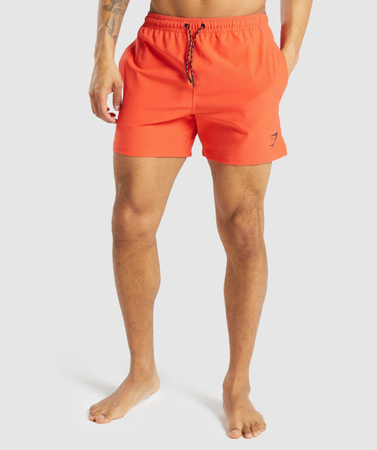Gymshark Swim Shorts - Orange