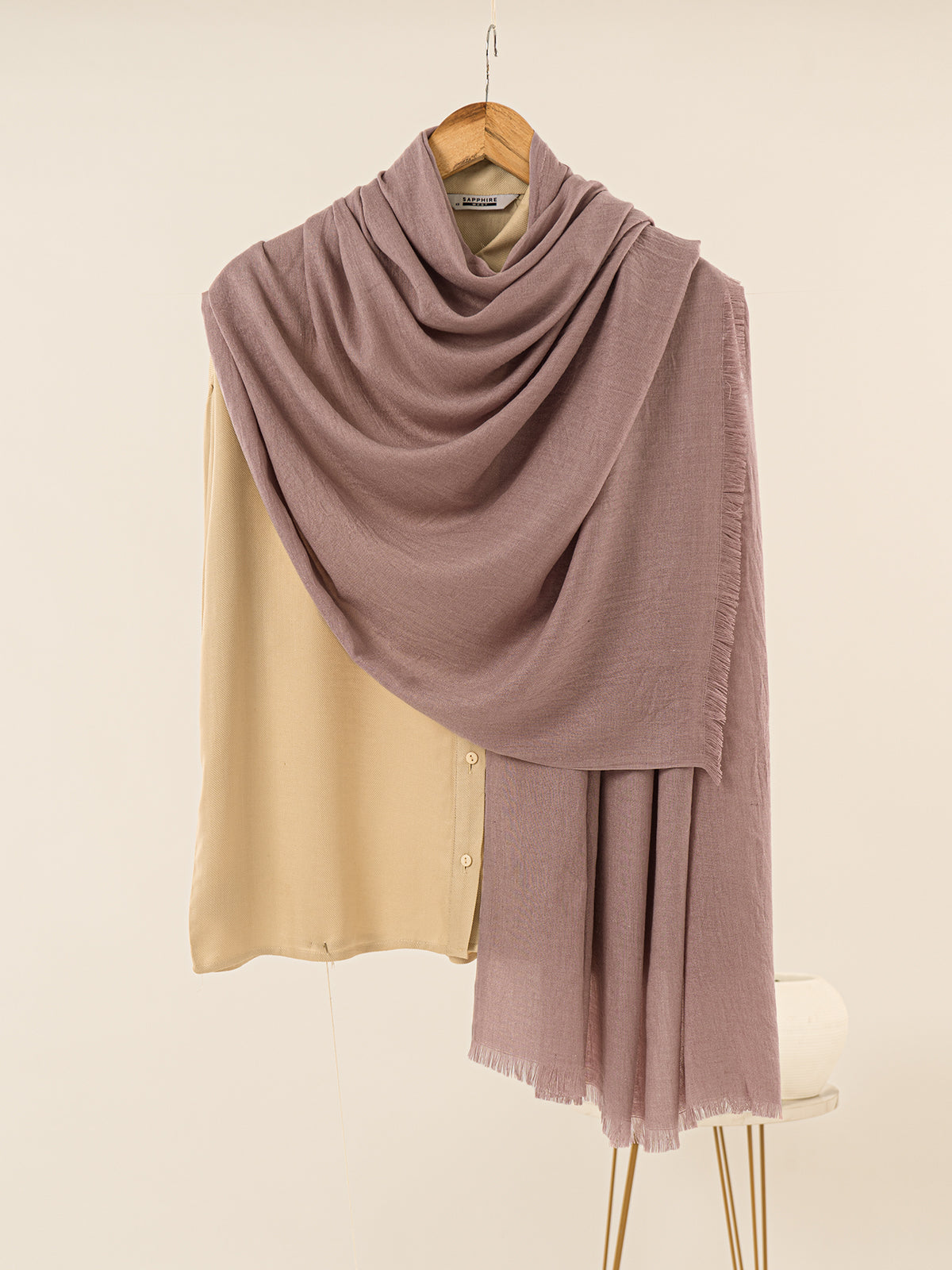 Solid Pashmina - Lilac