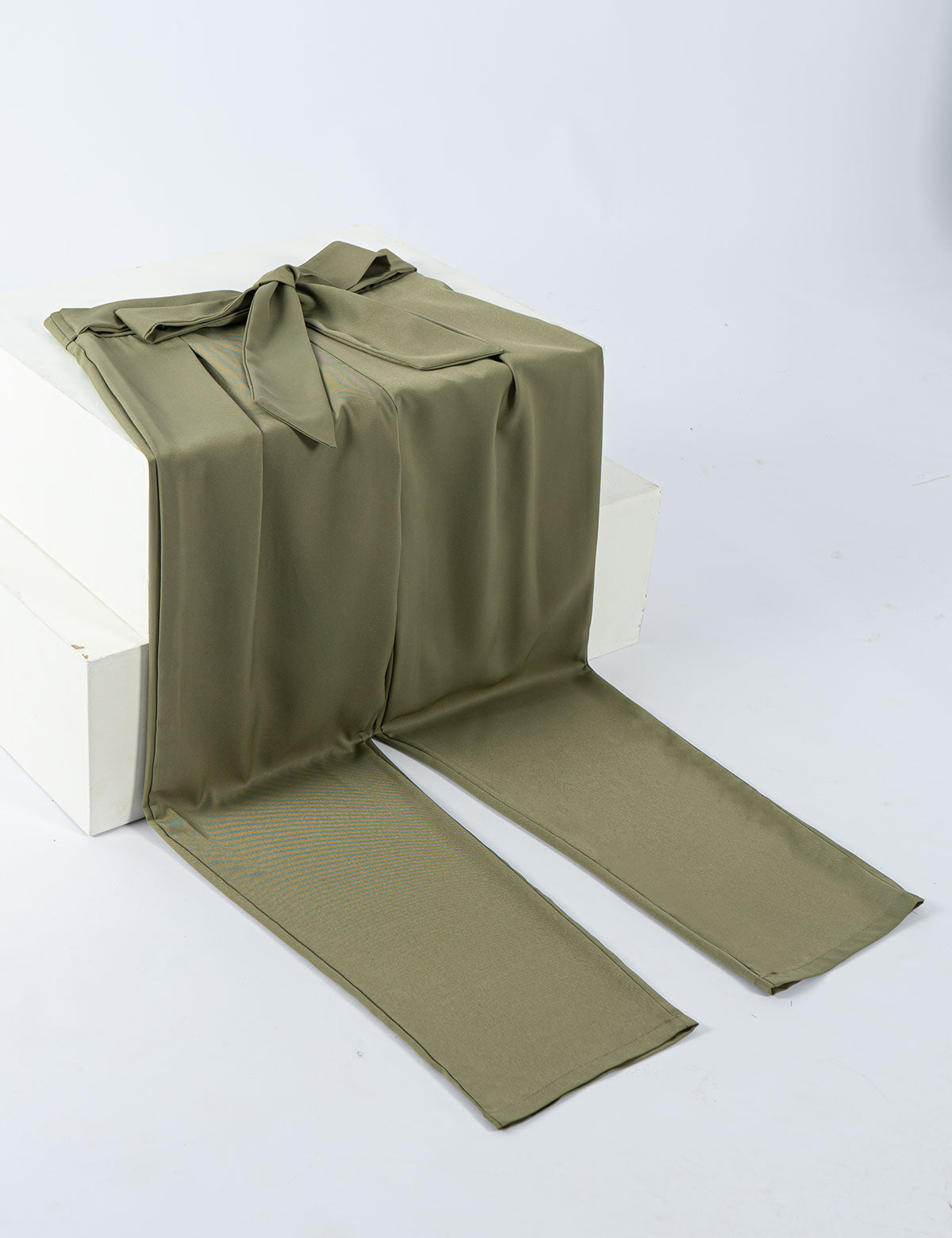 Bow-tie Pants - Olive