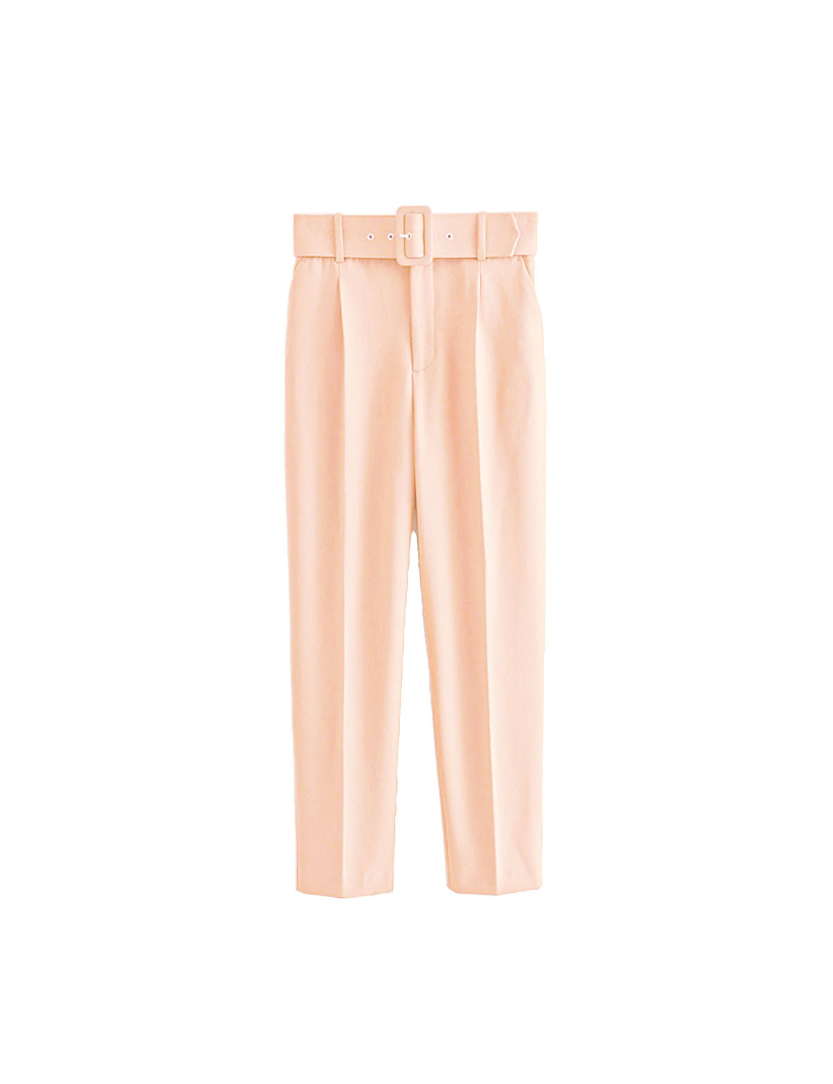 Classic Straight Pants - Peach Pink