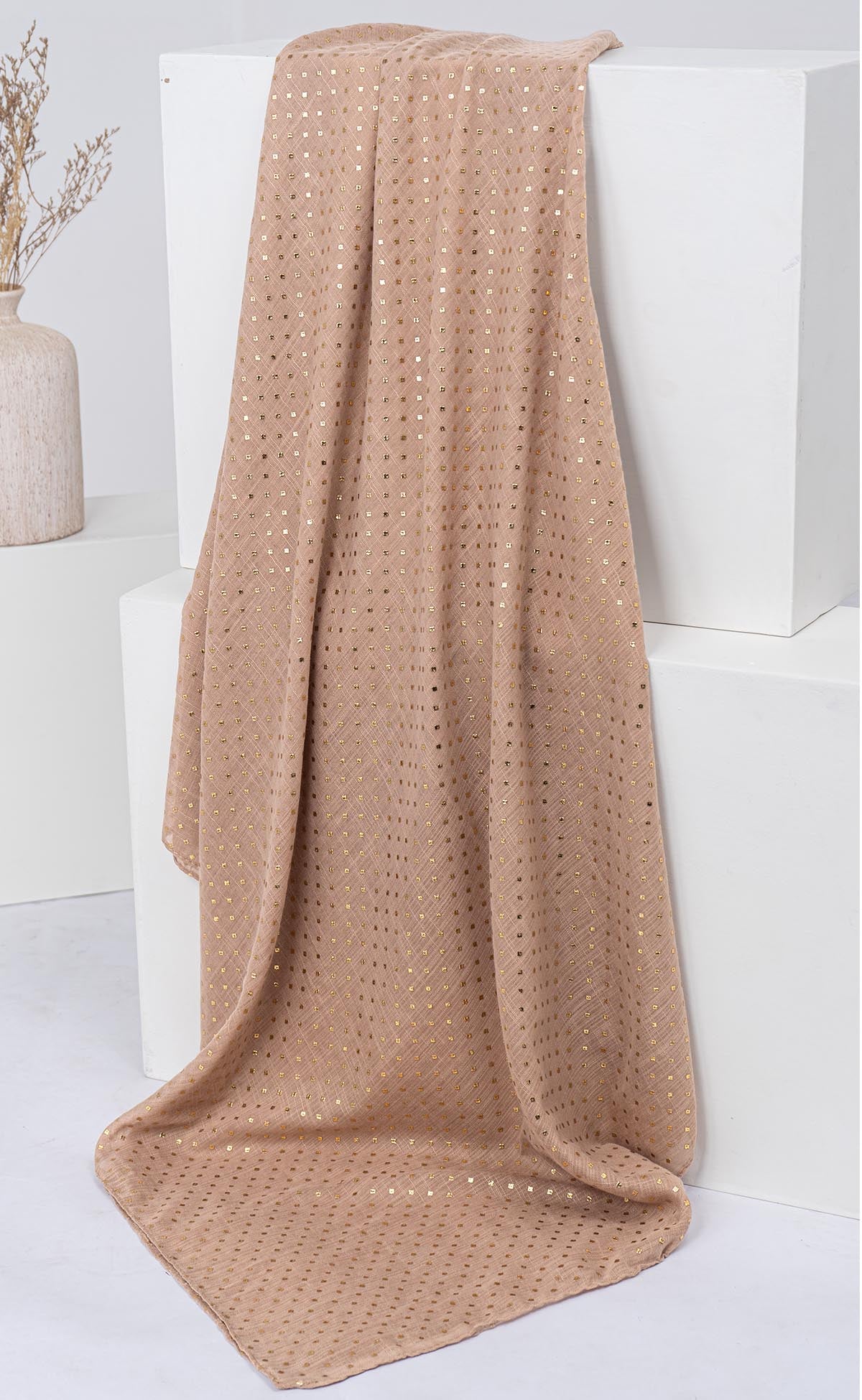 Marigold Lawn Hijabs - Chestnut