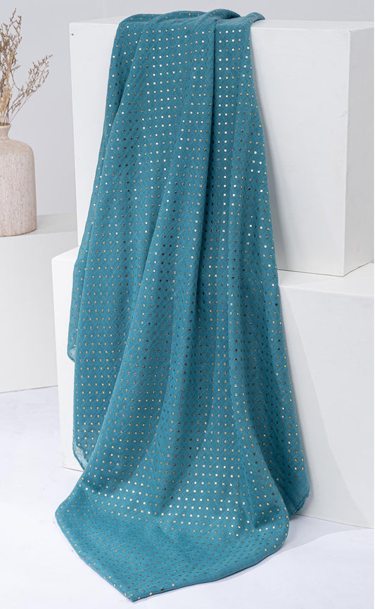 Marigold Lawn Hijabs - Teal