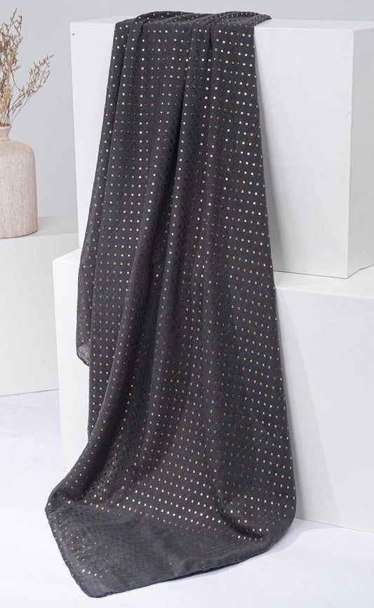 Marigold Lawn Hijabs - Charcoal