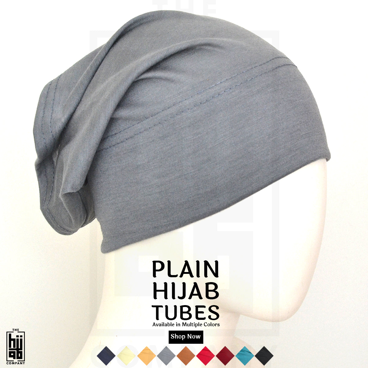 Plain Hijab Tubes - Set of 2