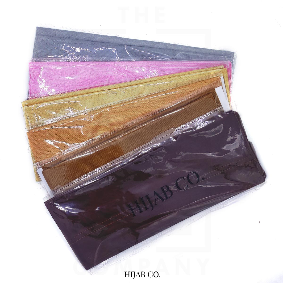 Plain Hijab Tubes - Set of 12