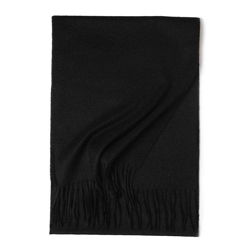 Pure Woolen Shawl Scarves - Black