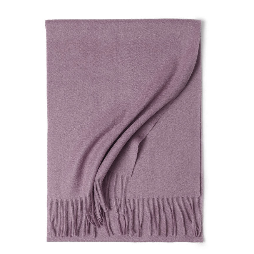 Pure Woolen Shawl Scarves - Lilac