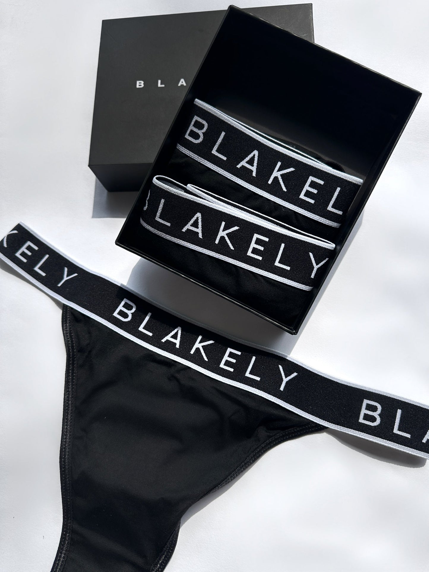 Phoebe Thong 3 Pack - Black
