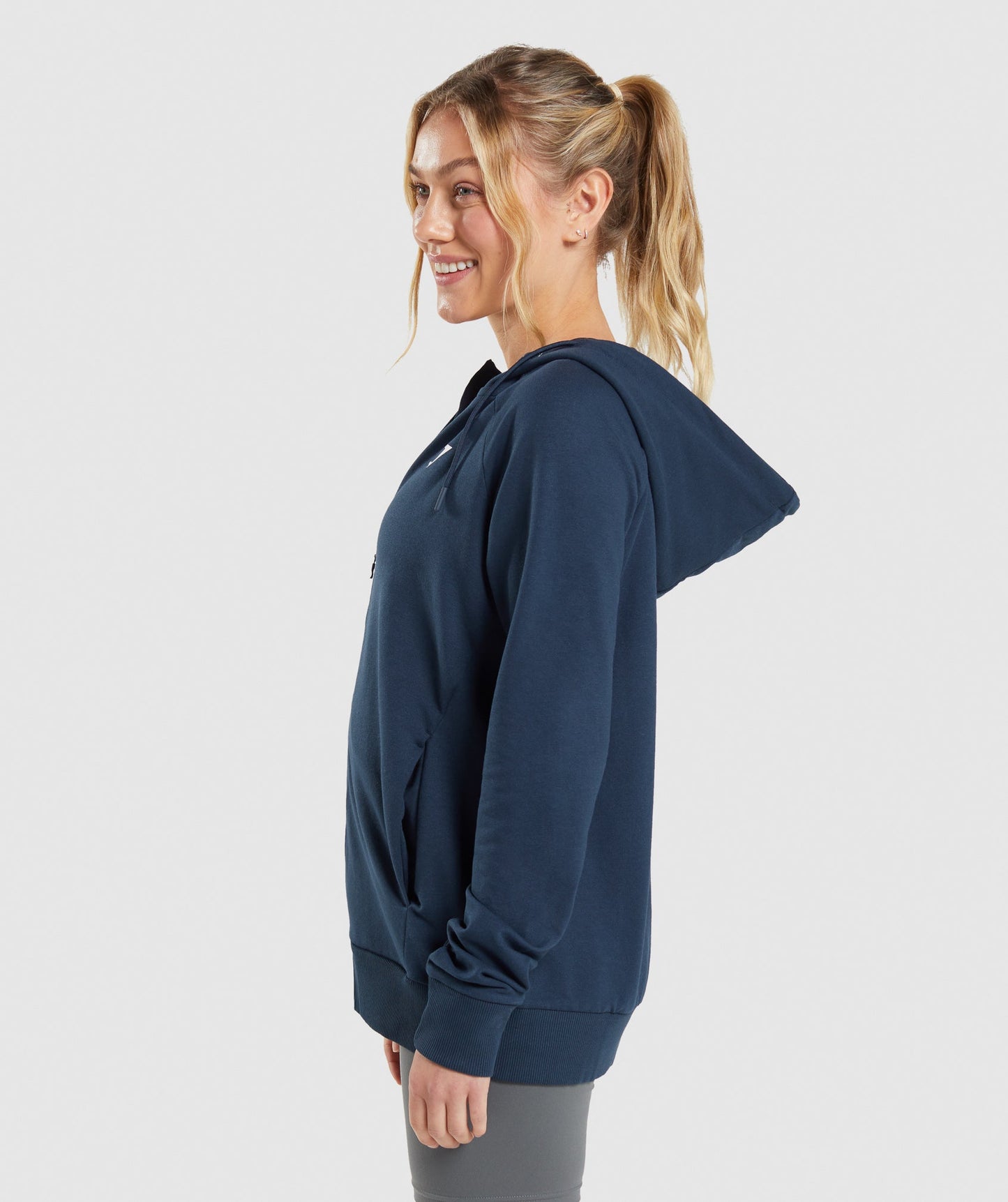 Gymshark Training Zip Hoodie - Navy