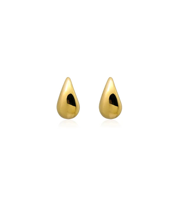 Teardrop Earrings Gold Fashion