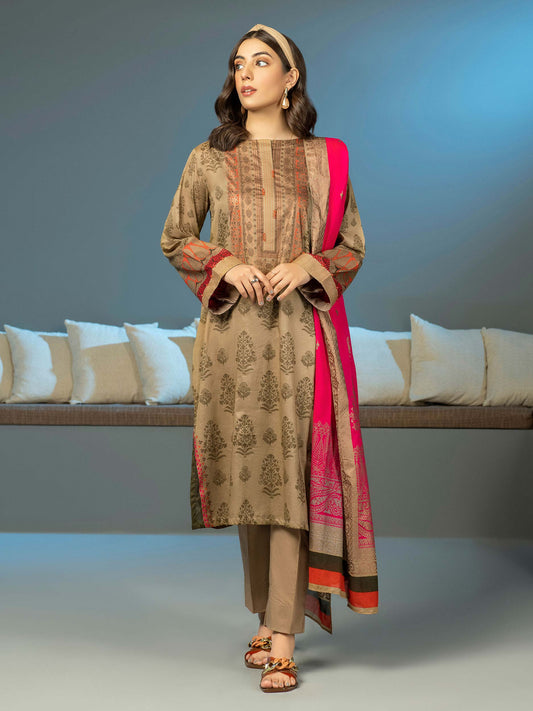 3 Piece Printed Lawn Suit