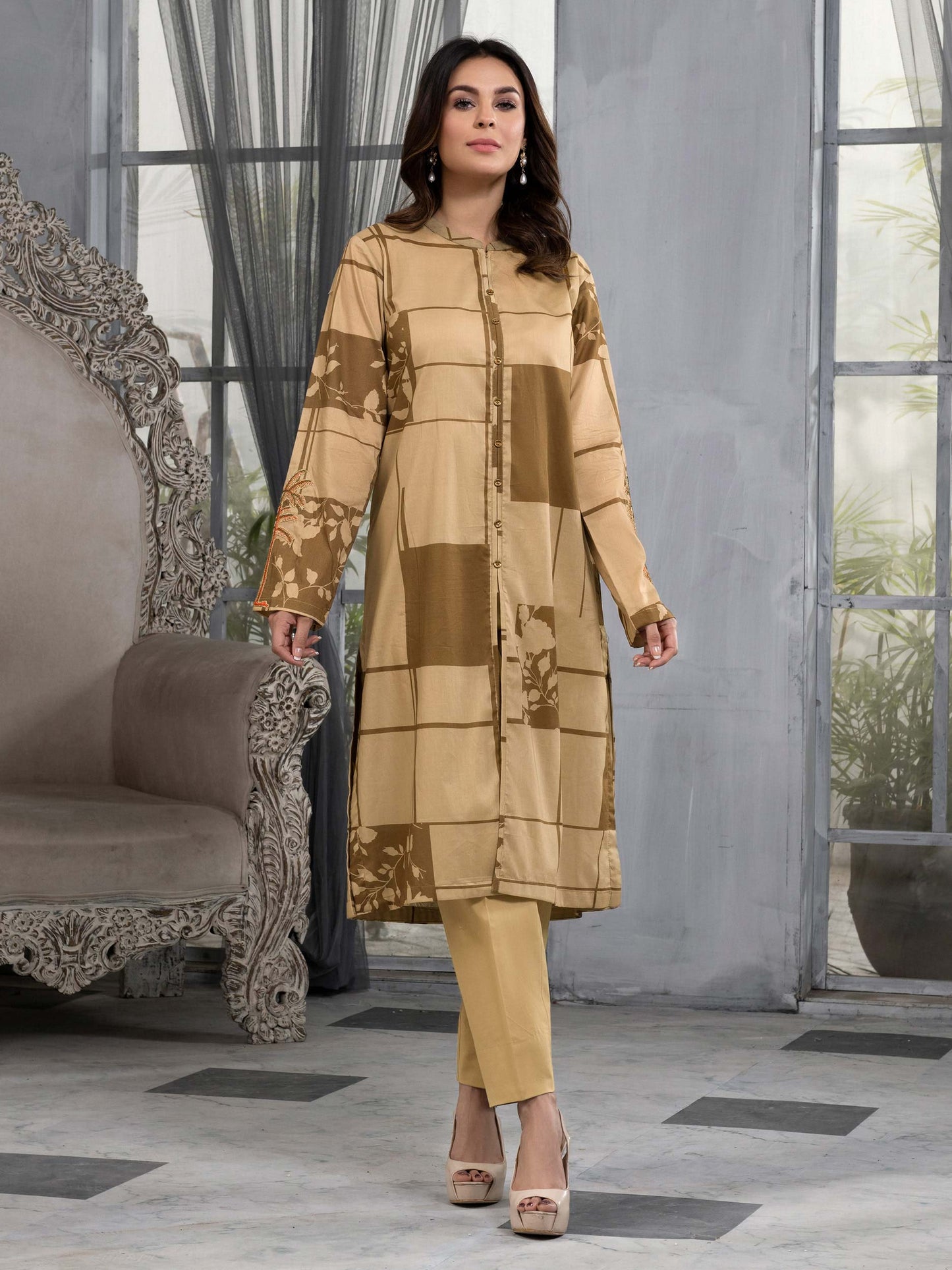 2 Piece Embroidered Lawn Suit