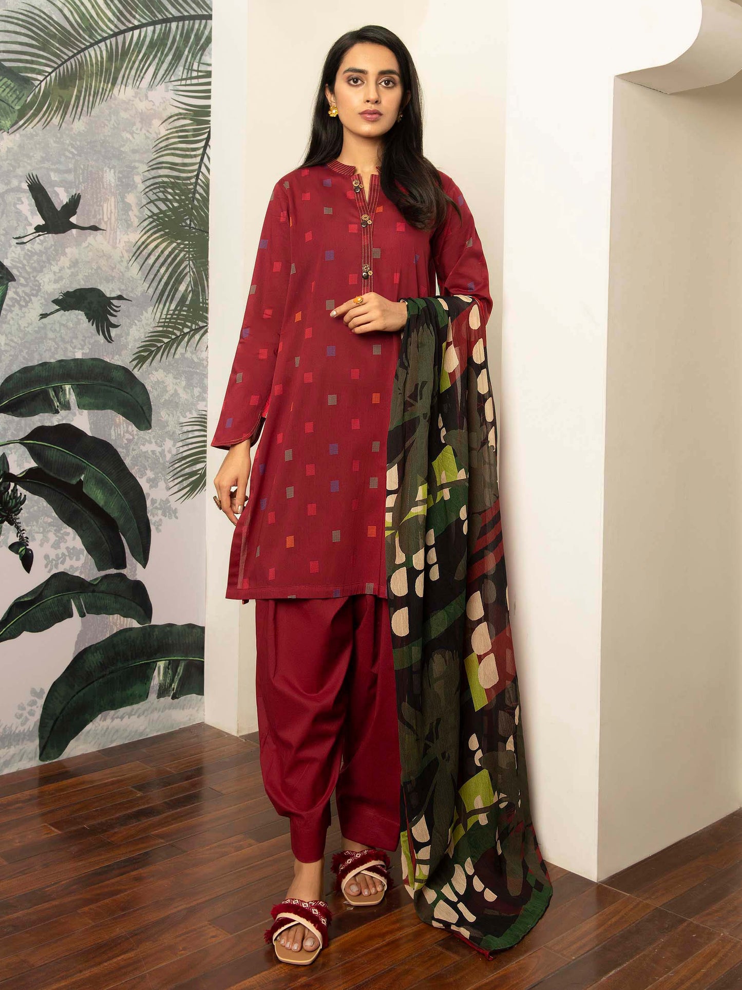 2 Piece Printed Lawn Suit