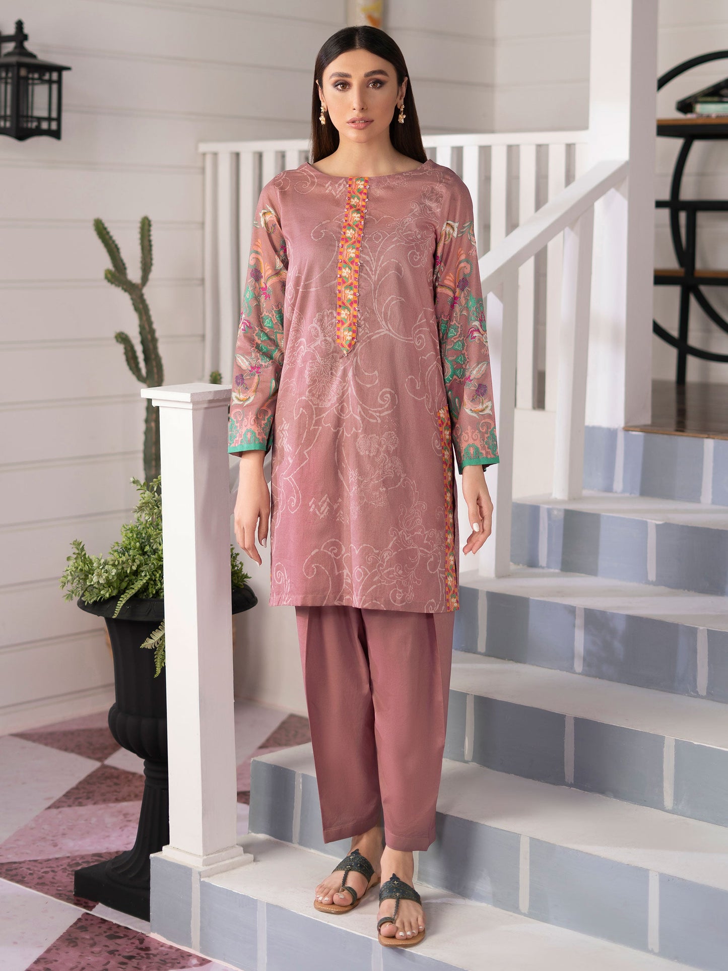 2 Piece Printed Lawn Suit