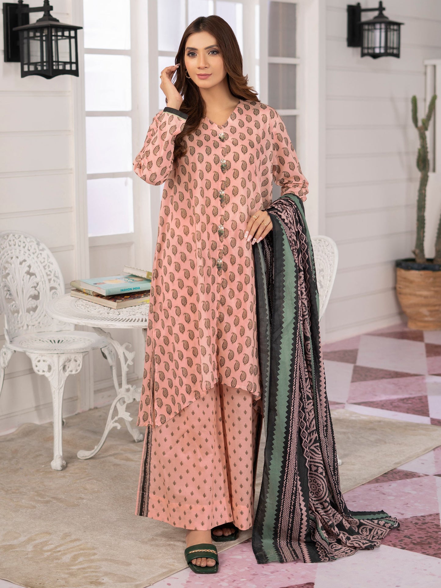 3 Piece Printed Lawn Suit