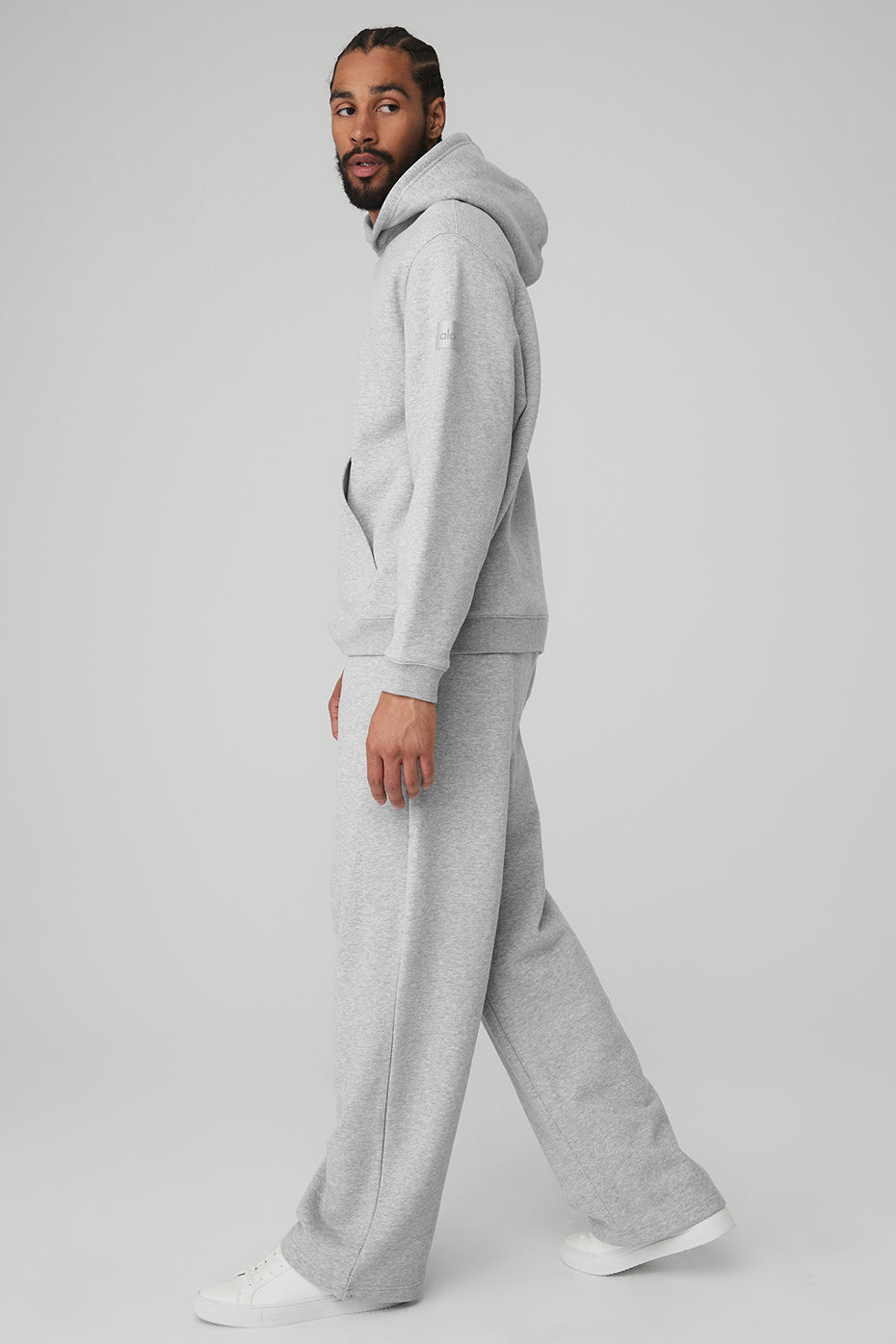 Men's Renown Hoodie & Renown Sweatpant Set - Athletic Heather Grey