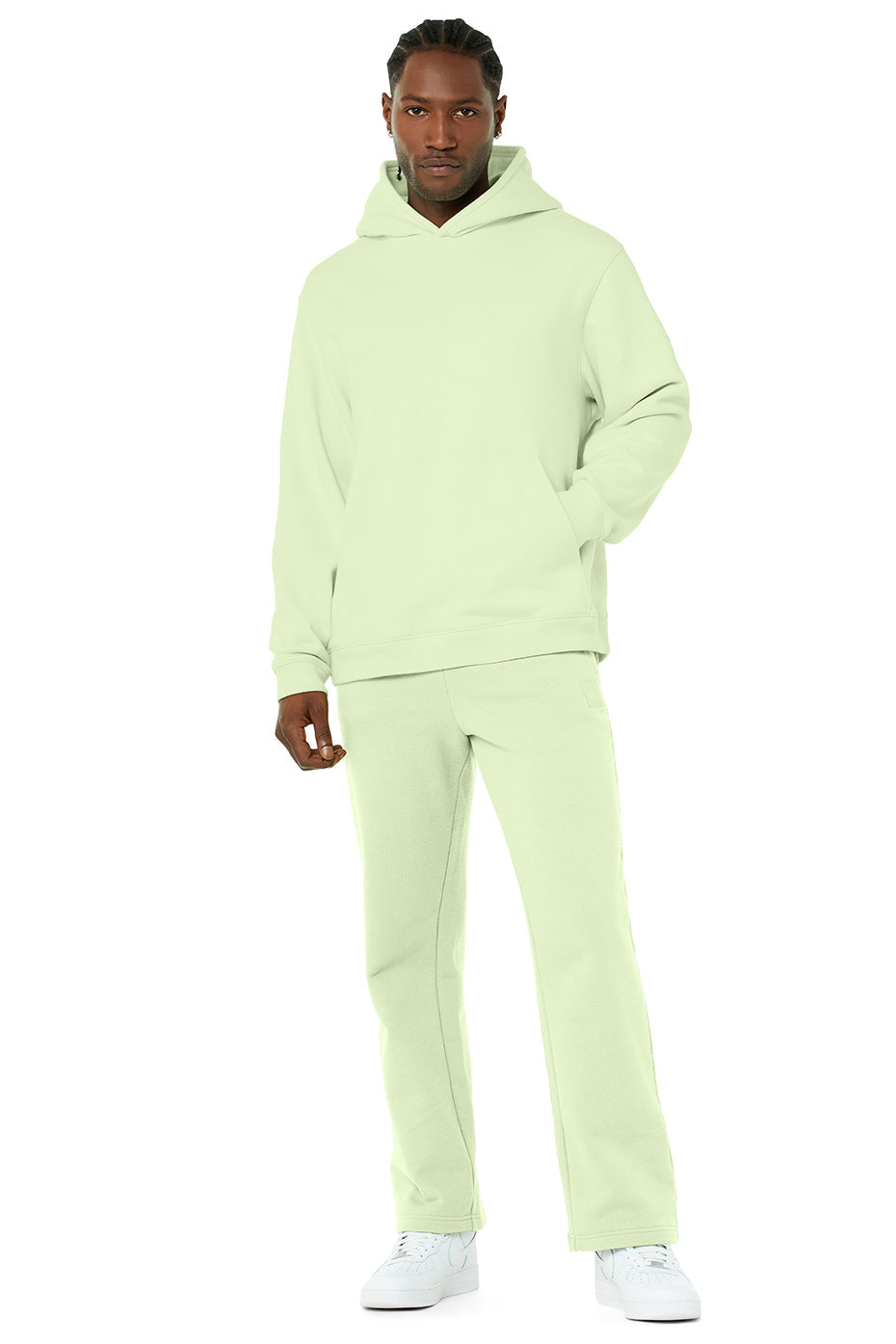 Men's Renown Hoodie & Renown Sweatpant Set - Limelight
