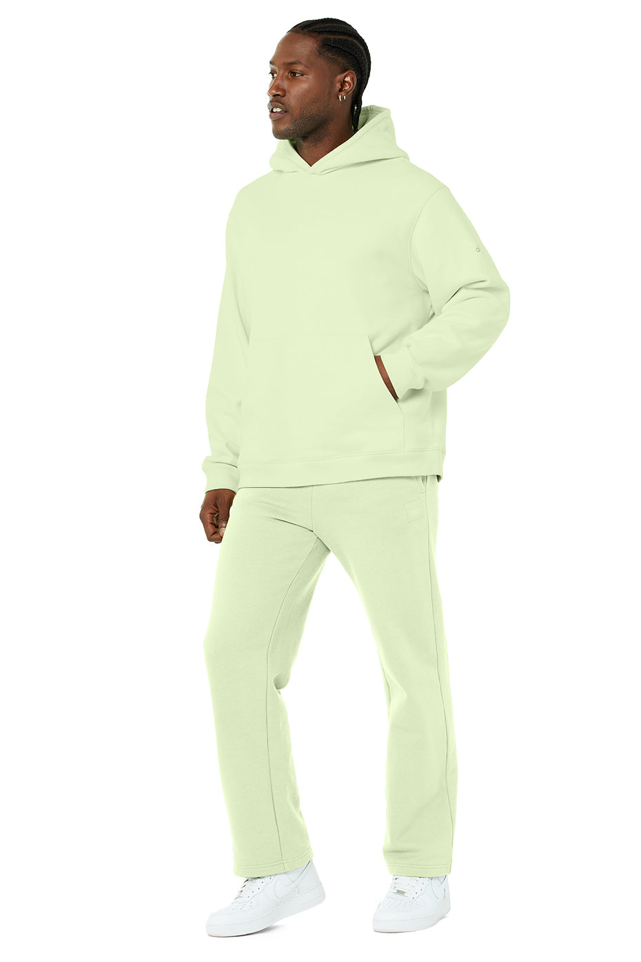 Men's Renown Hoodie & Renown Sweatpant Set - Limelight