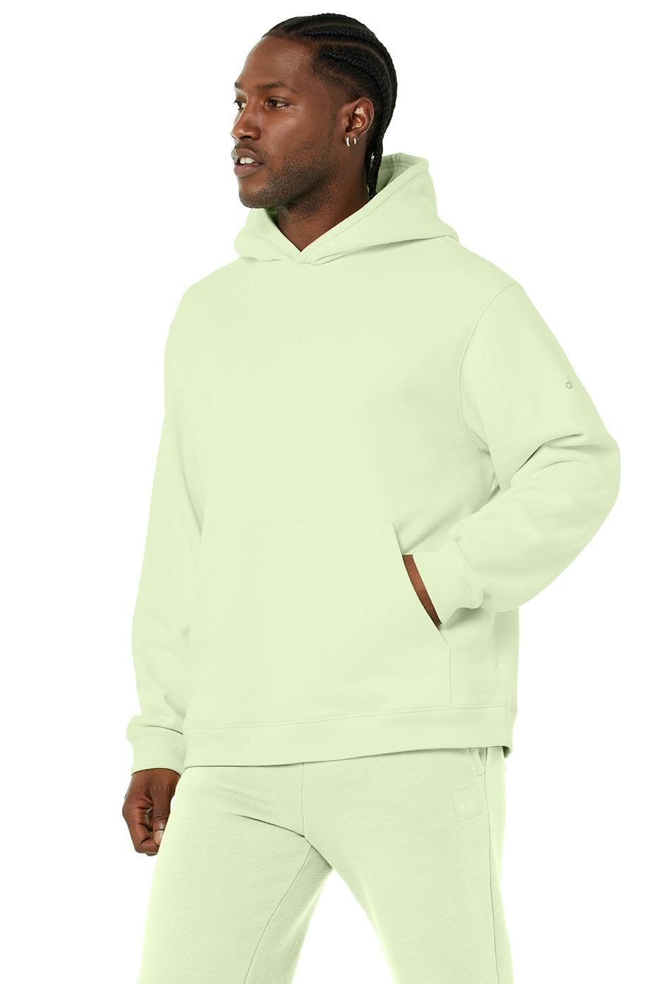 Men's Renown Hoodie & Renown Sweatpant Set - Limelight