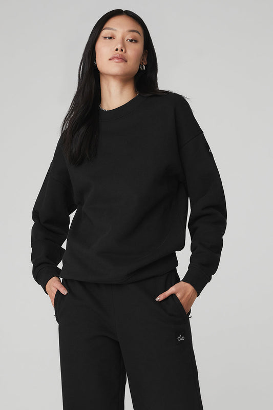 Renown Crew Neck Pullover - Black
