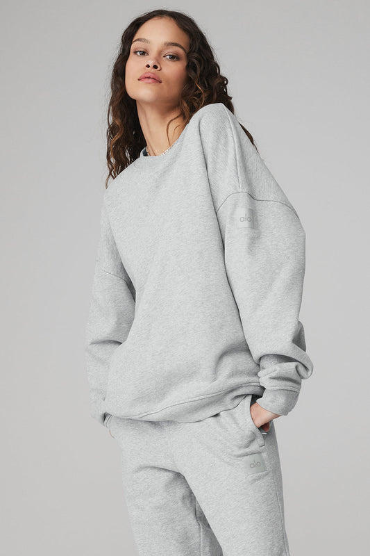 Renown Crew Neck Pullover - Athletic Heather Grey