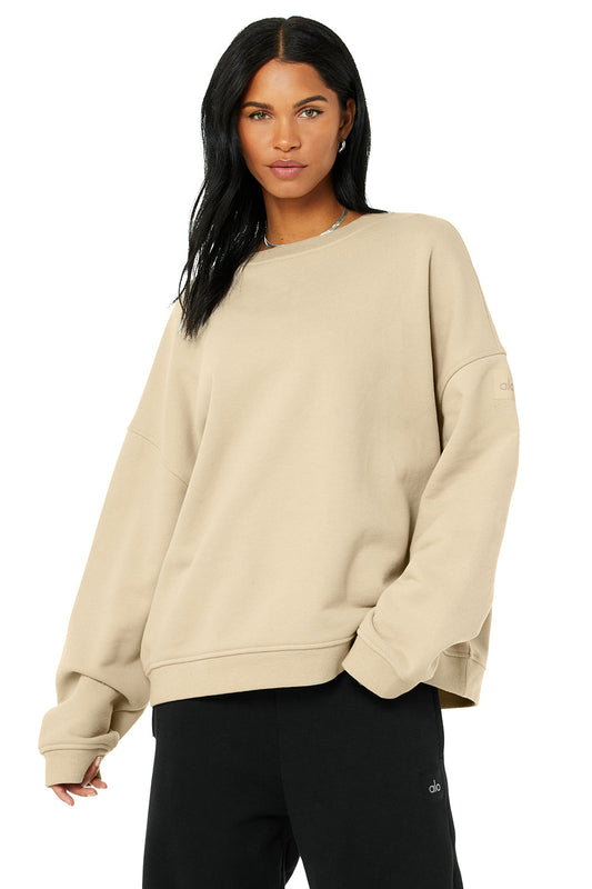 Renown Crew Neck Pullover - Sand Dune
