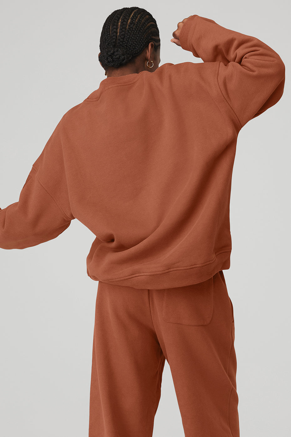 Renown Heavy Weight Crew Neck Pullover - Rust