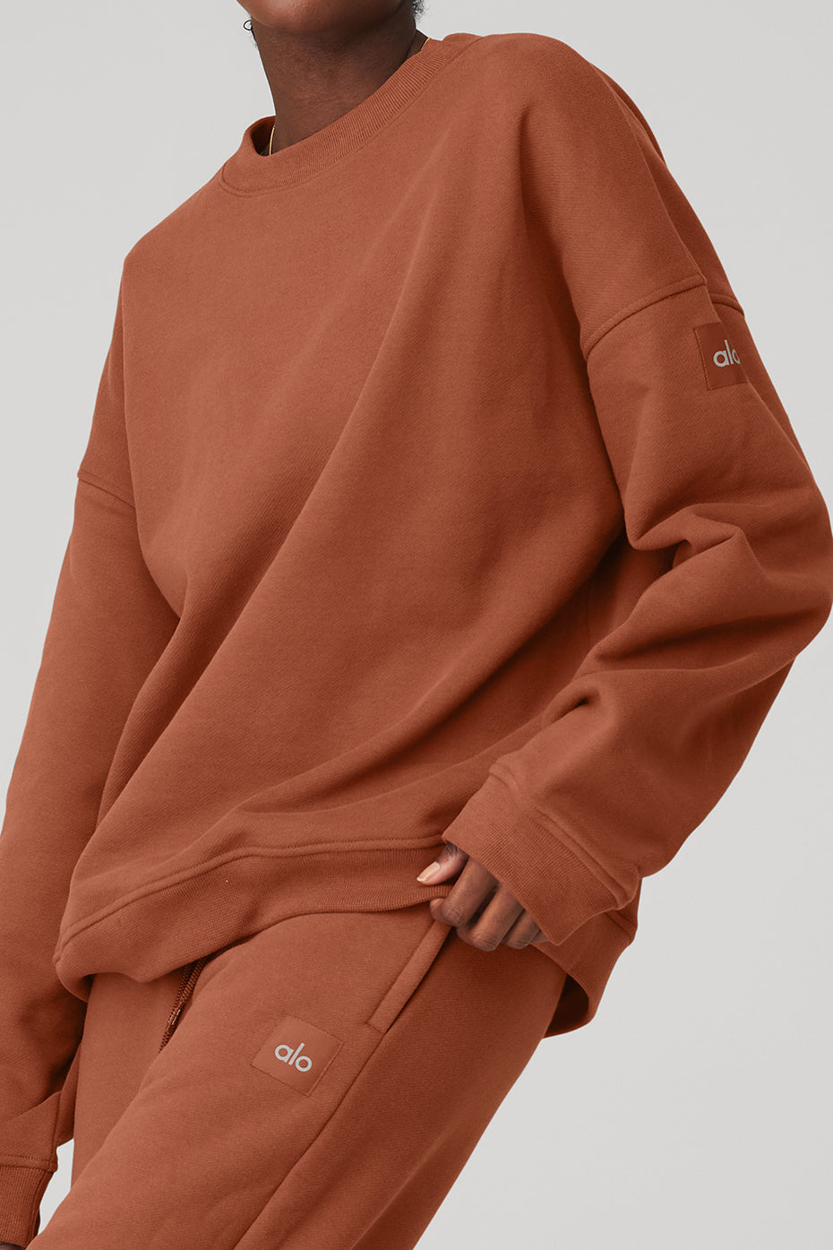 Renown Heavy Weight Crew Neck Pullover - Rust