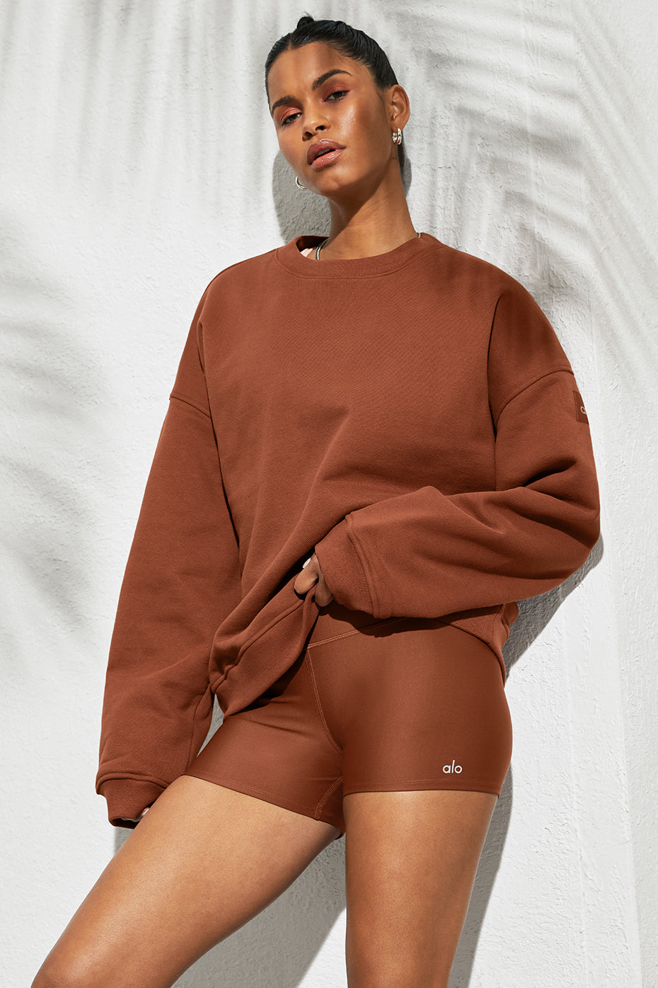 Renown Heavy Weight Crew Neck Pullover - Rust